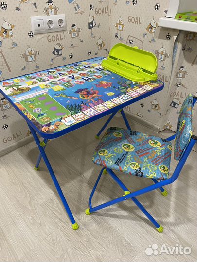 Детский стол и стул