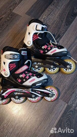Роликовые коньки детские с защитой
