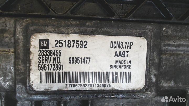 Блок управления двигателем Chevrolet Captiva, 2012