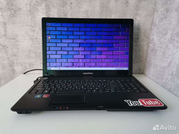 Ноутбук i3 для игр и работы/видео 1гб