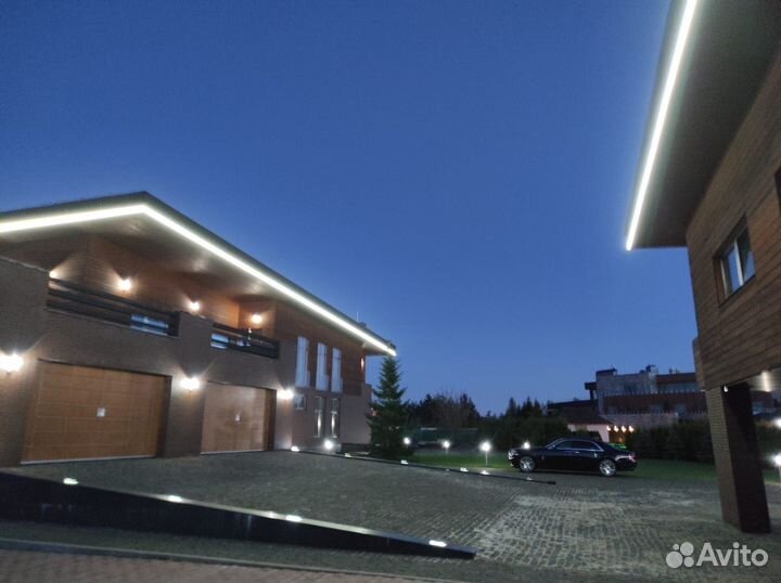 Контурное освещение дюралайтом