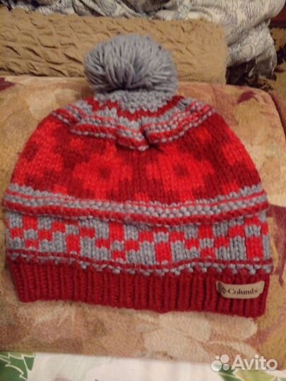 Шапка женская вязаная зимняя