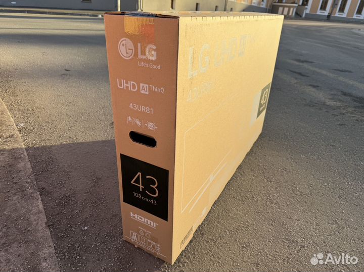 Телевизор LG 43 UR81006LJ SMART TV Ростест 2023