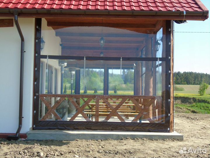 Мягкие окна для беседок, веранд