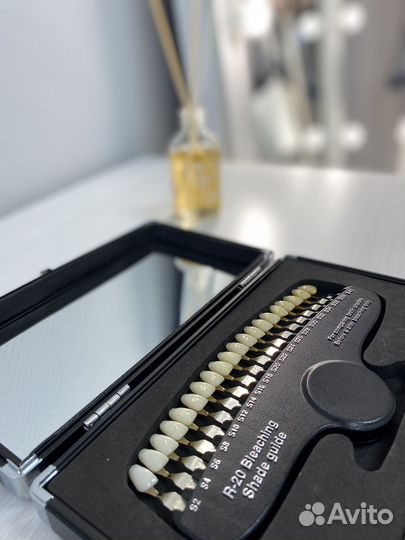 Шкала для определения оттенка зубов