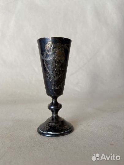 Рюмка стопка серебро 84 модерн Россия царизм