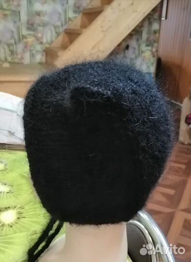 Чепчик с кошачьми ушками