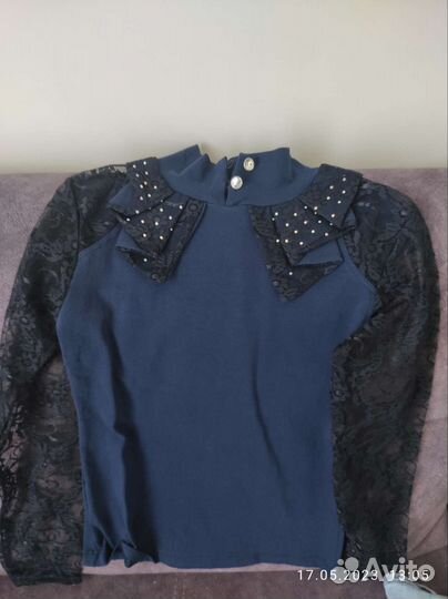 Блузка школьная 128 134