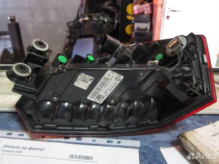 Фонарь внешний задний левый Volkswagen Polo 6