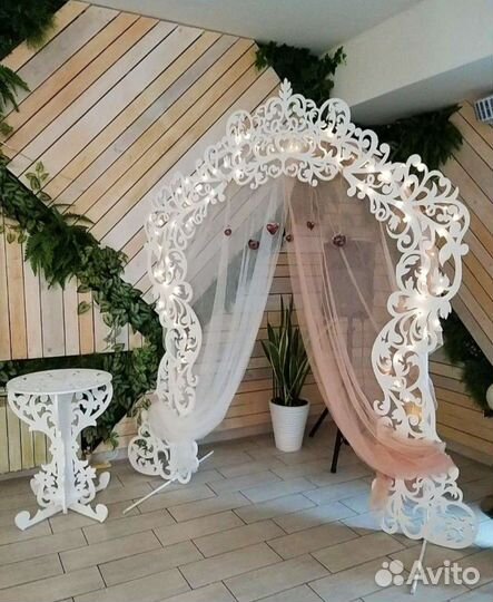 Комплект свадебный декор и аксессуары+арка