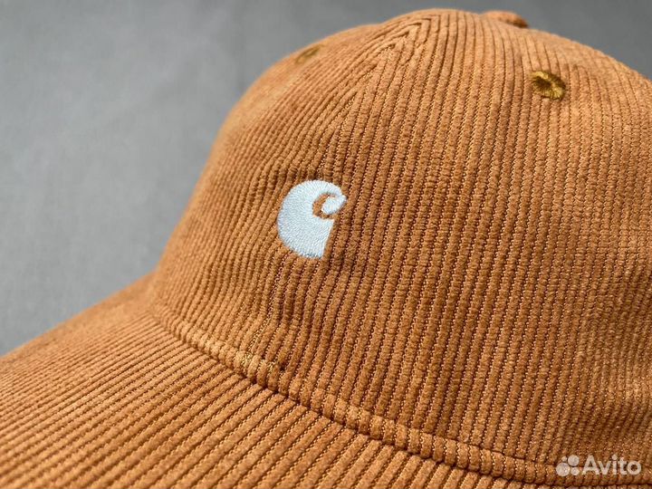 Кепка Carhartt вельветовая коричневая