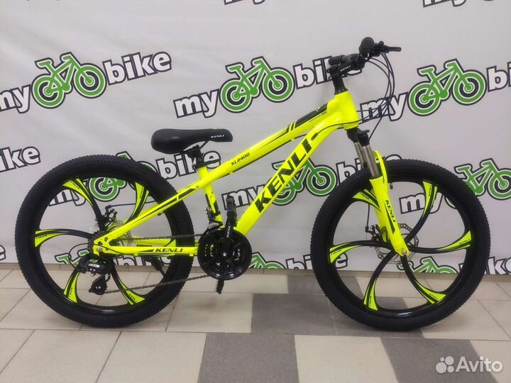 Велосипед 24 дюйма на дисках качественный