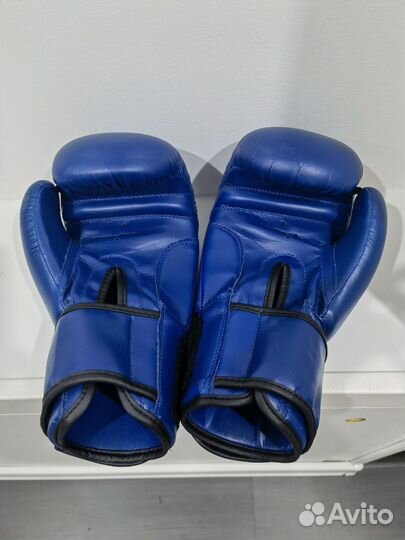 Перчатки боксерские Cliff Infinity PVC синие 14 oz