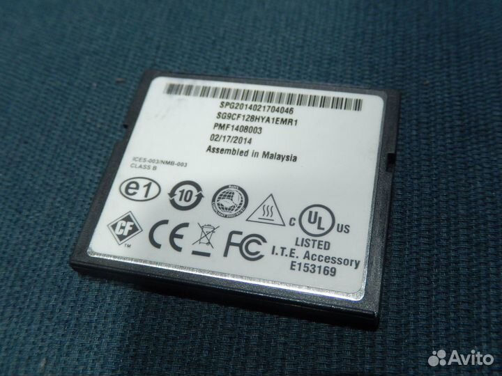 Карта памяти SMART Modular Technologies 128Mb CF