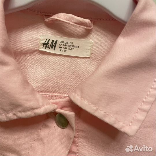 Джинсовая куртка hm для девочки