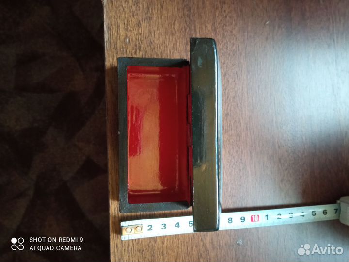 Шкатулка Палех Тройка