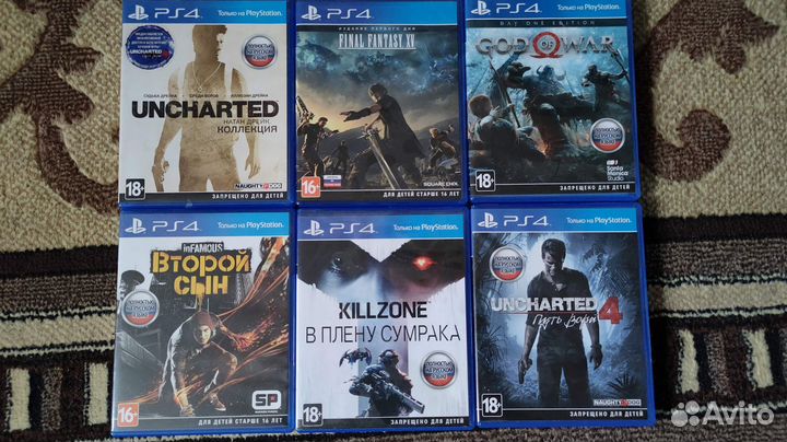 Комплект игр для PS4