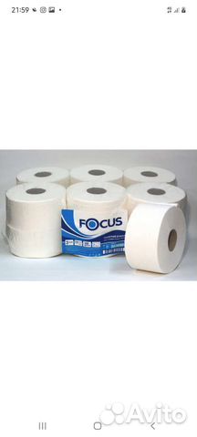 Туалетная бумага Focus 2слоя