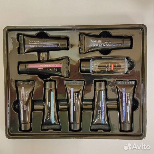 Набор для наращивания ногтей, гель, краска