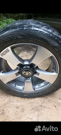 Диски с резиной r20 land cruiser 100,200. комплект