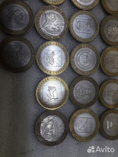 Юбилейные монеты 10 рублей биметалл