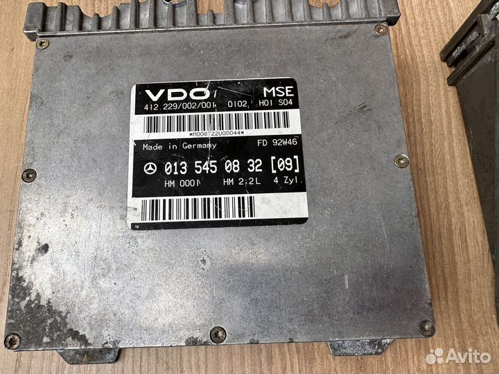 Блок управления двигателем м111 2.2 w124 м104 2.8