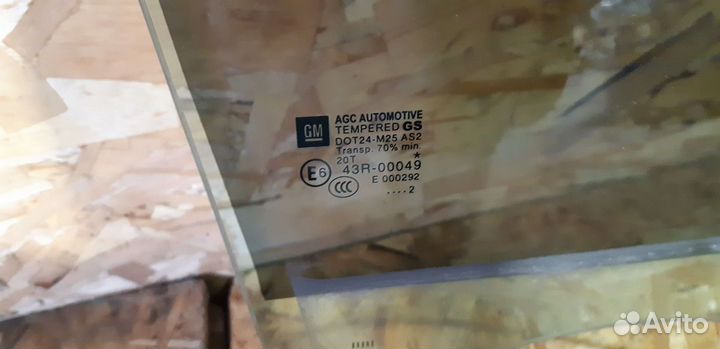 Стекло двери задней правой Opel Zafira (C) III (20