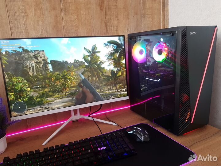 Игровой пк Intel 10/20 ядер/GTX 1660 6gb/SSD 480gb
