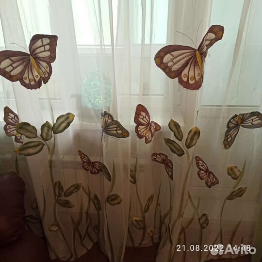 Тюль Бабочки