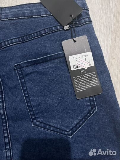 Юбка миди джинсовая