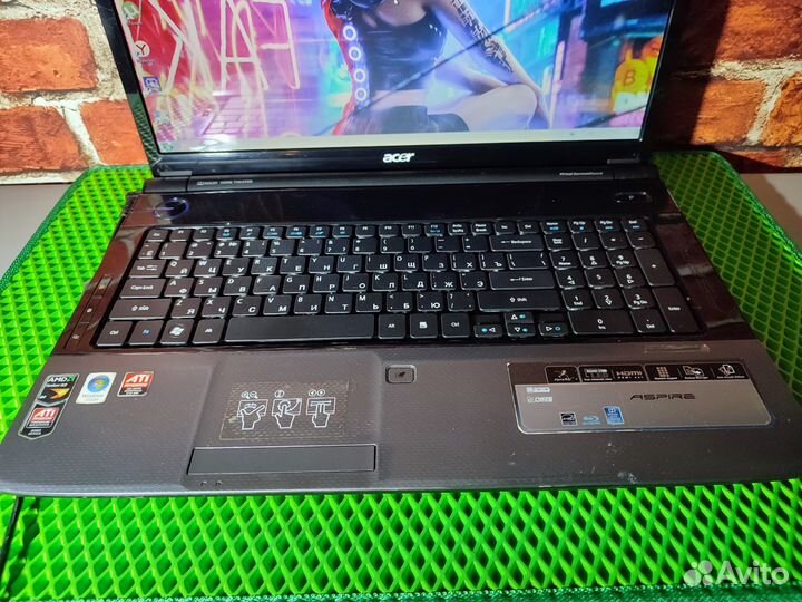 Acer 7535G - 17 Дюймов \ Athlon X2 \ 512 Видео\SSD