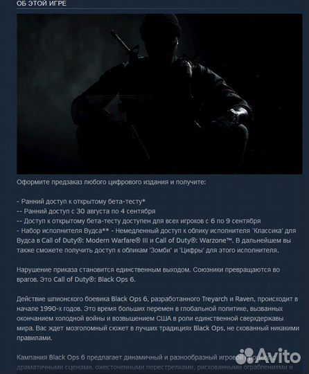 Call of Duty: Black Ops 6 Steam pc