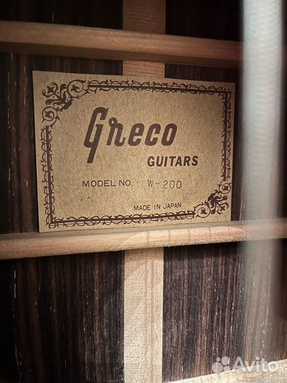 Акустическая гитара Greco W-200 Japan