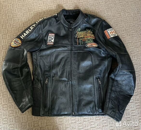Мотокуртка кожаная мужская Harley Davidson