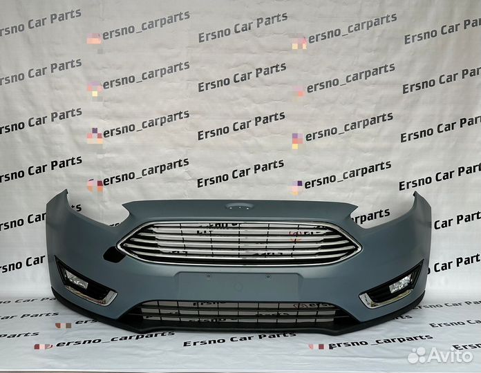 Передний бампер Форд Фокус 3 рестайлинг