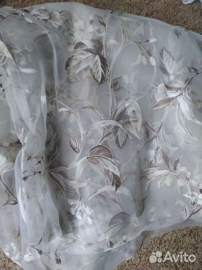 Вуаль шторы бу