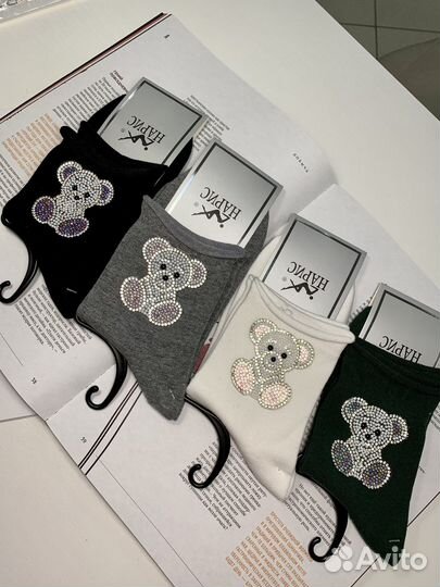 Носки со стразами