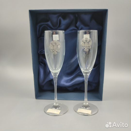 Бокалы для шампанского «Держава»