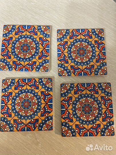 Заварочный чайник керамика и подставки для кружек