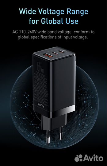 Зарядное устройство GaN5 Baseus 65W