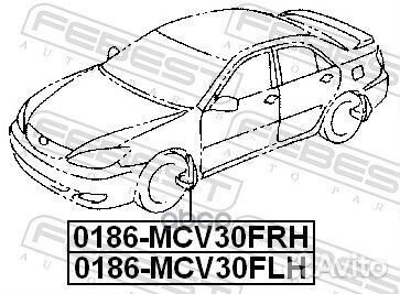 Брызговик передний левый 0186MCV30FLH Febest