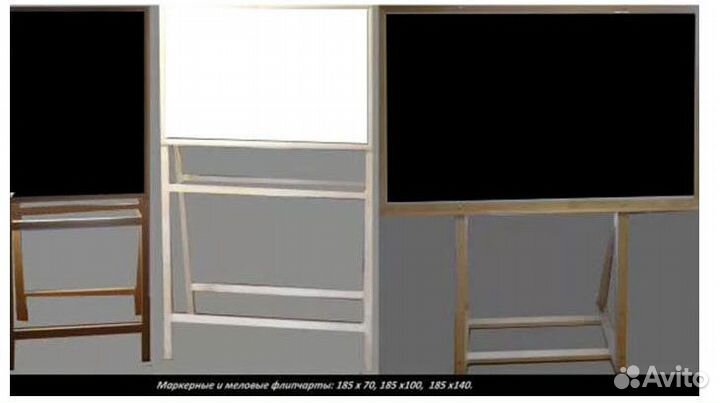 Маркерные, меловые доски, штендеры, флипчарты