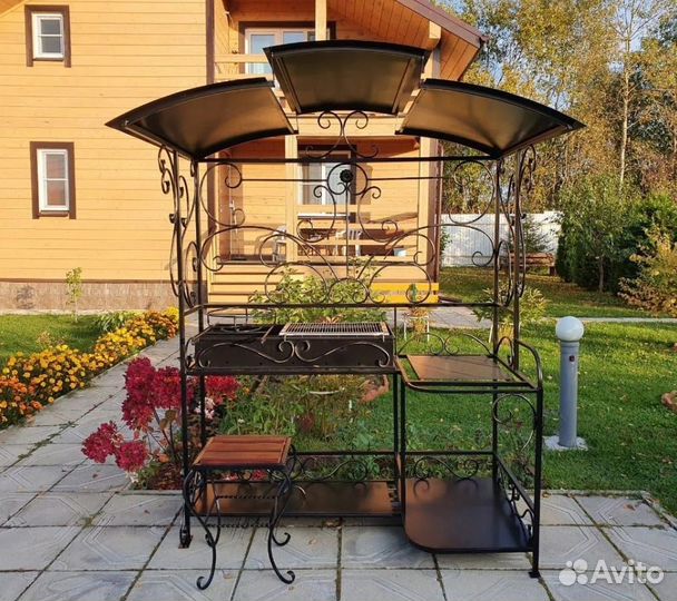 Мангал С крышей