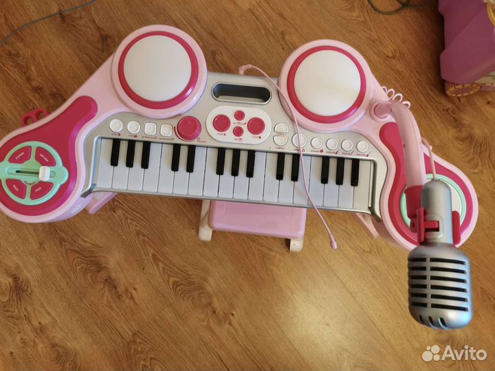 Пианино детское с микрофоном