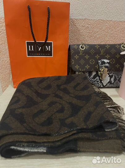 Шарф burberry оригинал