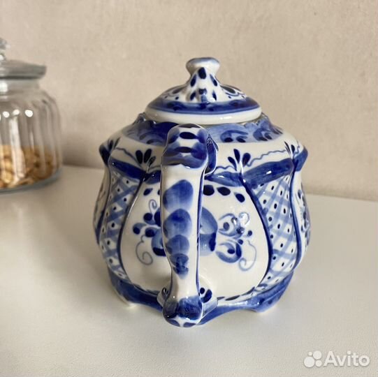 Заварочный чайник гжель