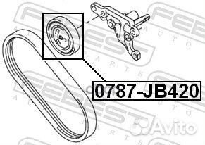 Ролик натяжной 0787-JB420 0787-JB420 Febest