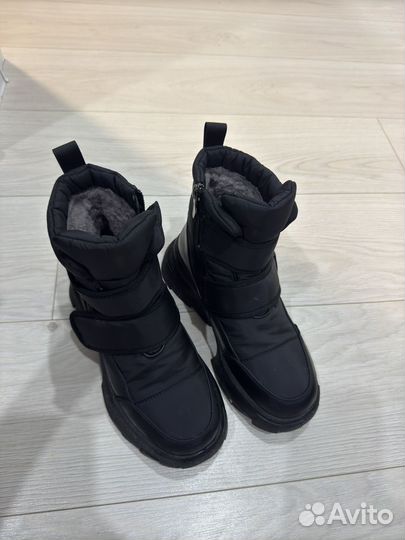 Дутики с натуральным мехом