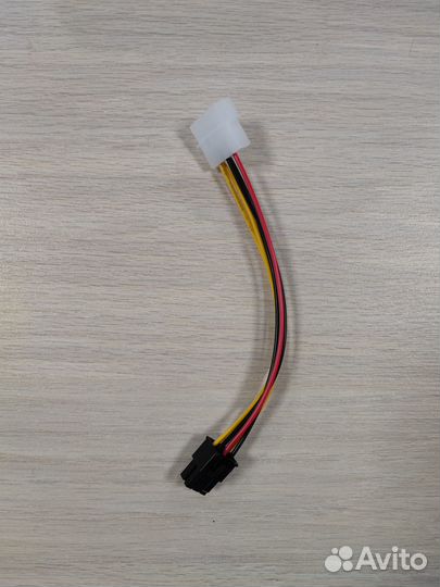 Переходник для доп. питания видеокарты 6pin