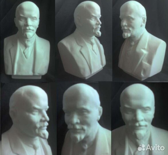 Бюсты Ленина, 10 разных моделей, Lenin busts